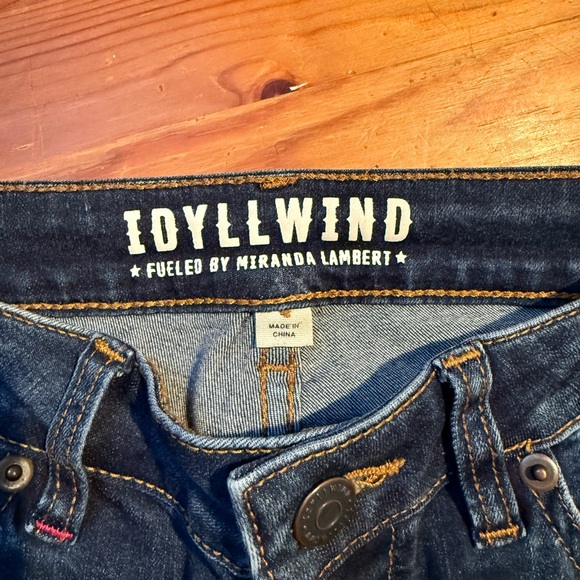 Idyllwind Miranda Lambert Boot Barn Jeans Studded Rhinestone Velvet Detail Sz 2 - Picture 2 of 6